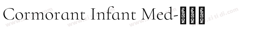 Cormorant Infant Med字体转换
